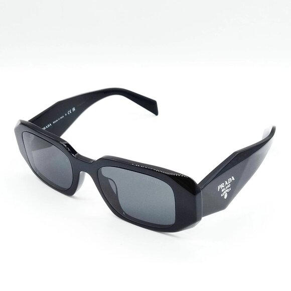 Authentic Prada Sunglasses SPR 17W F Men's Black mn388-120825 - Picture 1 of 9